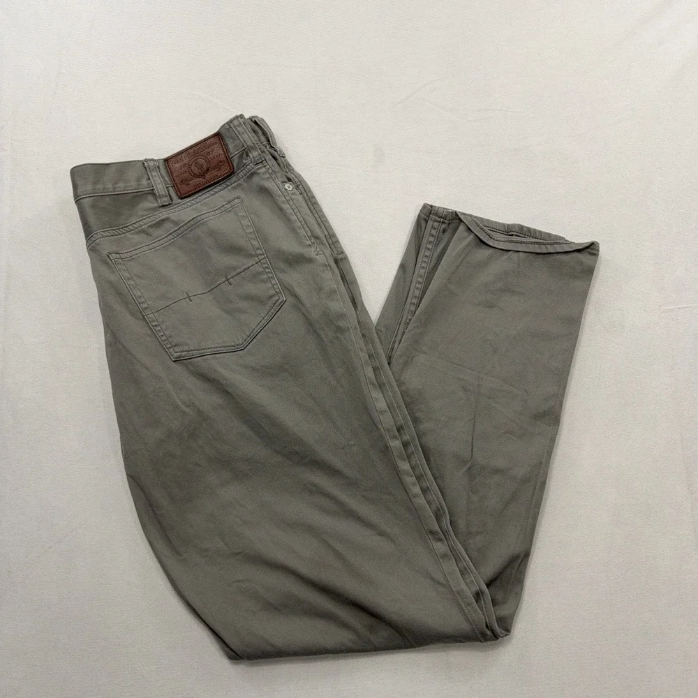 Polo Ralph Lauren Pants Stretch Straight Fit Five Pocket Grey Mens 36x32